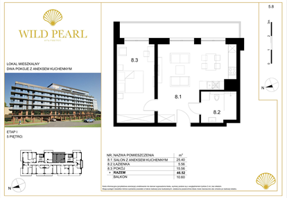 Mieszkanie w inwestycji: Wild Pearl