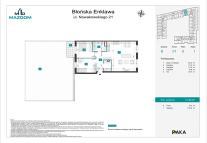 Mieszkanie w inwestycji: Błońska Enklawa