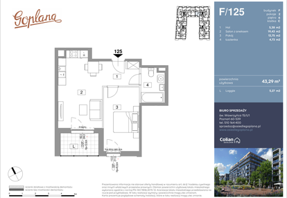 Mieszkanie w inwestycji: Goplana budynek F