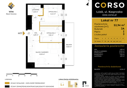 Mieszkanie w inwestycji: Corso etap 2
