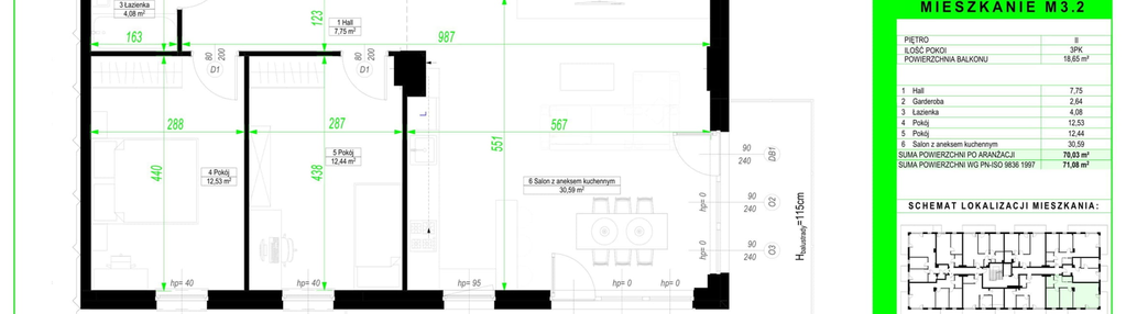 Mieszkanie w inwestycji: City Park Apartments