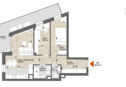 Mieszkanie w inwestycji: Apartamenty Śródmieście
