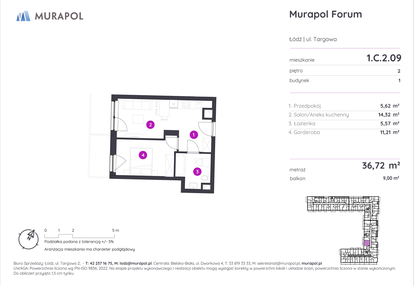 Mieszkanie w inwestycji: Murapol Forum