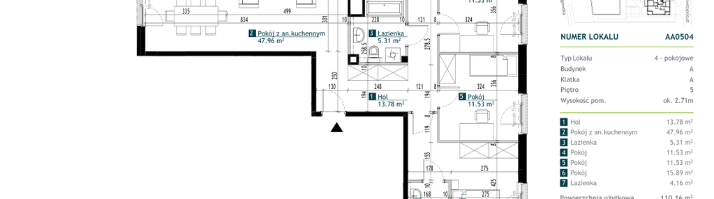 Mieszkanie w inwestycji: Osiedle Lumea 6