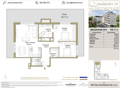 Mieszkanie w inwestycji: Barbary 19