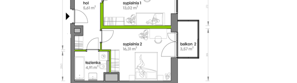 Mieszkanie w inwestycji: Ptasia Vita
