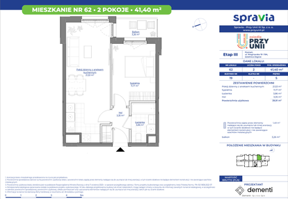 Mieszkanie w inwestycji: Osiedle przy Unii etap III