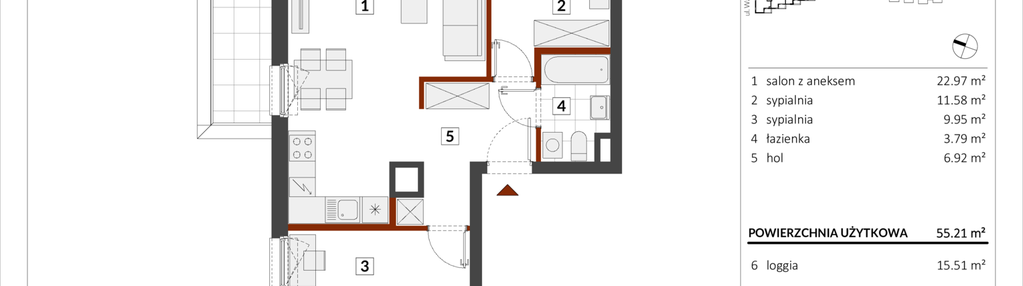 Mieszkanie w inwestycji: Warszawski Świt etap VI