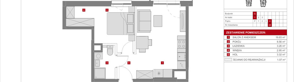 Mieszkanie w inwestycji: Dzielnica Mieszkaniowa Metro Zachód - etap 8