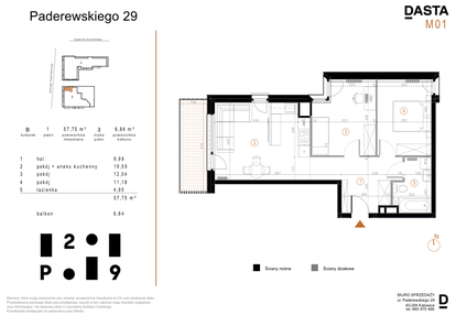 Mieszkanie w inwestycji: Paderewskiego 29