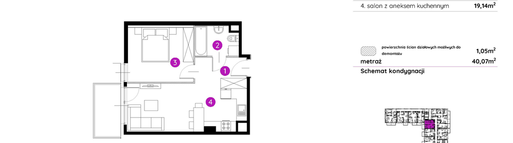 Mieszkanie w inwestycji: Murapol Osiedle Szafirove II
