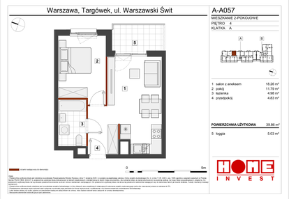 Mieszkanie w inwestycji: Warszawski Świt etap VII