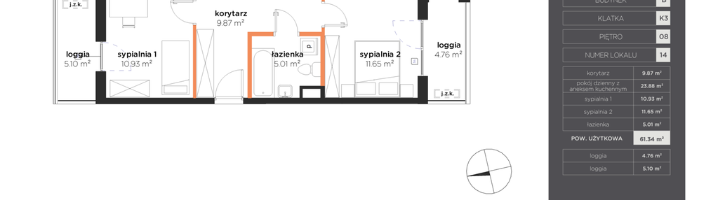 Mieszkanie w inwestycji: Nowe Żerniki to KOSMOS