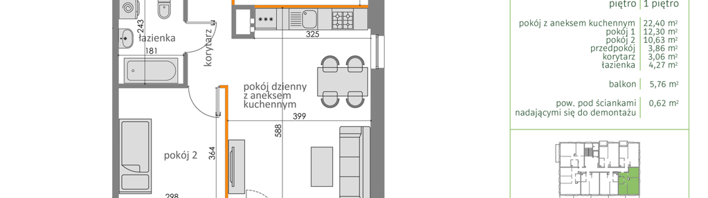 Mieszkanie w inwestycji: Zielona Przystań