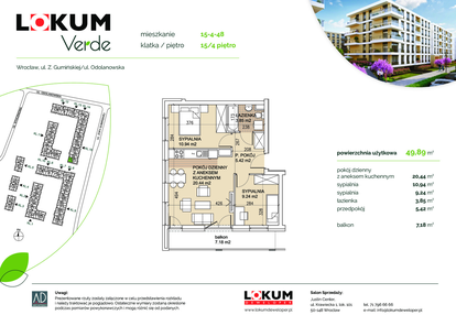 Mieszkanie w inwestycji: Lokum Verde etap III