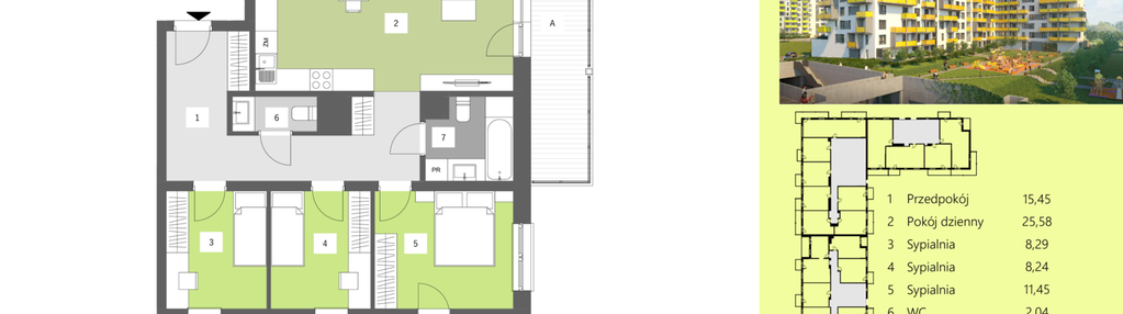 Mieszkanie w inwestycji: Dworzysko Park - Etap II