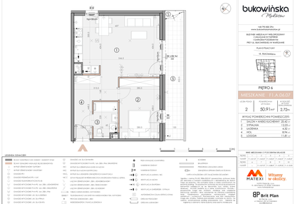 Mieszkanie w inwestycji: Bukowińska Mokotów