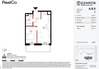 Mieszkanie w inwestycji: Elewator - Mieszkania i Lofty