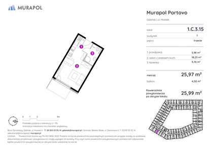 Mieszkanie w inwestycji: Murapol Portovo etap II