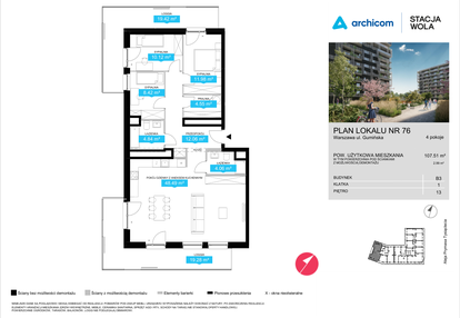 Mieszkanie w inwestycji: Stacja Wola - Etap III