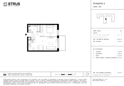 Mieszkanie w inwestycji: Staszica 3