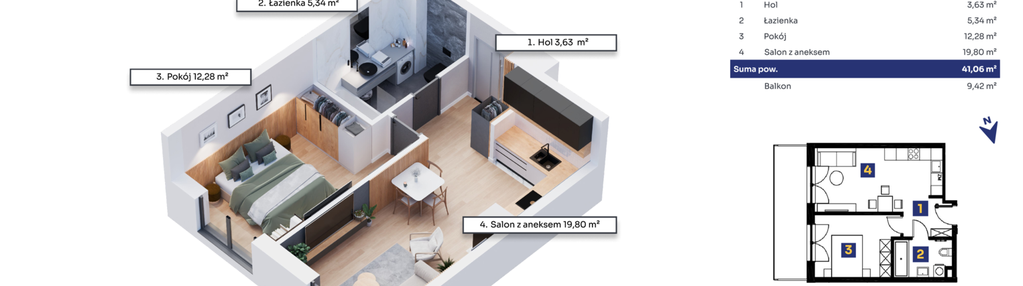 Mieszkanie w inwestycji: Nove Dobczyce