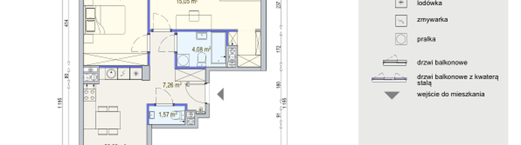 Mieszkanie w inwestycji: Modern Mokotów etap 6, budynek F1 i F2