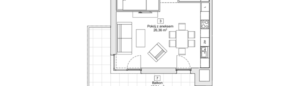 Mieszkanie w inwestycji: Zacisze Marcelin IIIa