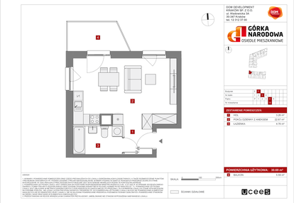 Mieszkanie w inwestycji: Osiedle Górka Narodowa etap 5