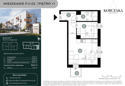 Mieszkanie w inwestycji: Korczaka Apartamenty