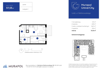 Mieszkanie w inwestycji: Murapol UniverCity
