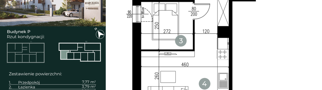 Mieszkanie w inwestycji: Korczaka Apartamenty