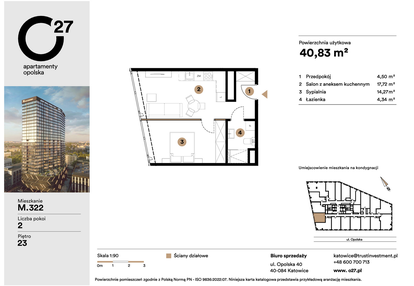Mieszkanie w inwestycji: O27 Apartamenty Opolska