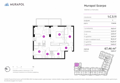 Mieszkanie w inwestycji: Murapol Scarpa