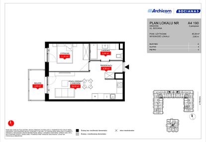 Mieszkanie w inwestycji: Osiedle Bociana 5