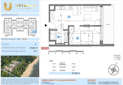 Mieszkanie w inwestycji: Ustronie Luxury Apartments