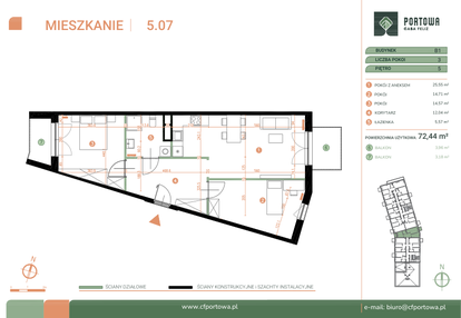 Mieszkanie w inwestycji: Casa Feliz Portowa II