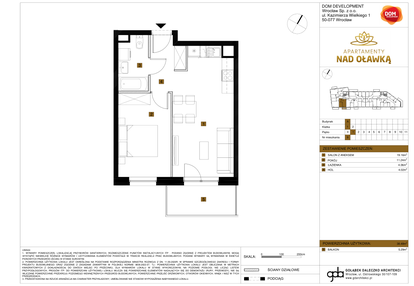 Mieszkanie w inwestycji: Apartamenty nad Oławką