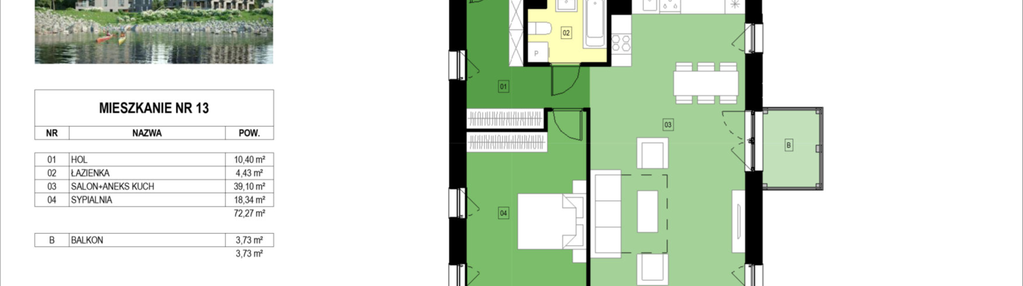 Mieszkanie w inwestycji: Panorama Kwiatkowskiego River