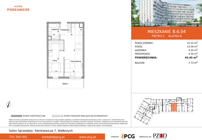 Mieszkanie w inwestycji: Nowe Podzamcze