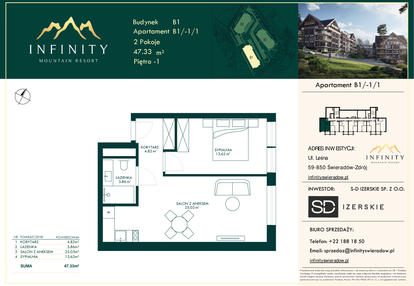 Mieszkanie w inwestycji: Infinity Mountain Resort etap 2