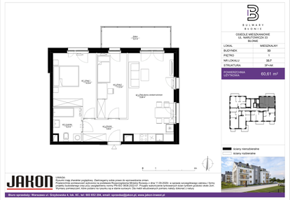 Mieszkanie w inwestycji: Bulwary Błonie etap V