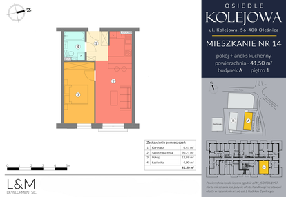 Mieszkanie w inwestycji: Osiedle Kolejowa