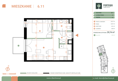 Mieszkanie w inwestycji: Casa Feliz Portowa II