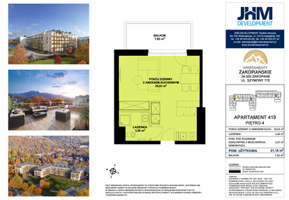 Mieszkanie w inwestycji: Apartamenty Zakopiańskie