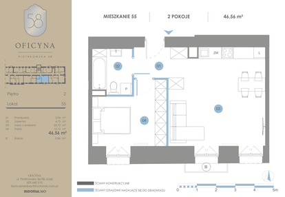 Mieszkanie w inwestycji: Oficyna - mieszkania