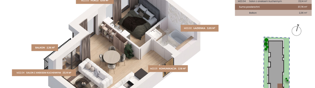 Mieszkanie w inwestycji: Apartamenty Częstochowska