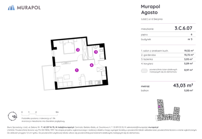 Mieszkanie w inwestycji: Murapol Agosto