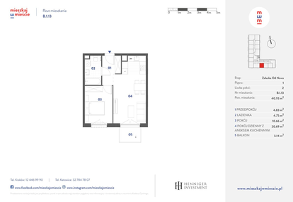 Mieszkanie w inwestycji: Mieszkaj w Mieście - Załęska od Nowa
