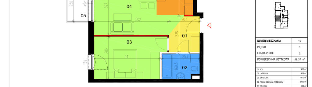 Mieszkanie w inwestycji: Apartamenty Nowy Marysin VII